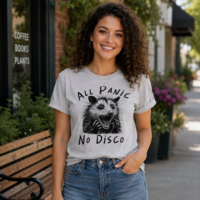 All Panic No Disco Feral Opossum Tri-Blend Shirt (Creator Uploaded)