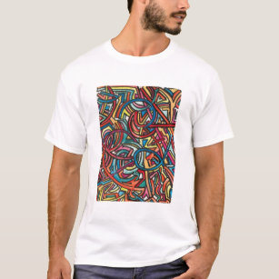 All Paths End There-Hand Painted Abstract Art T-Shirt