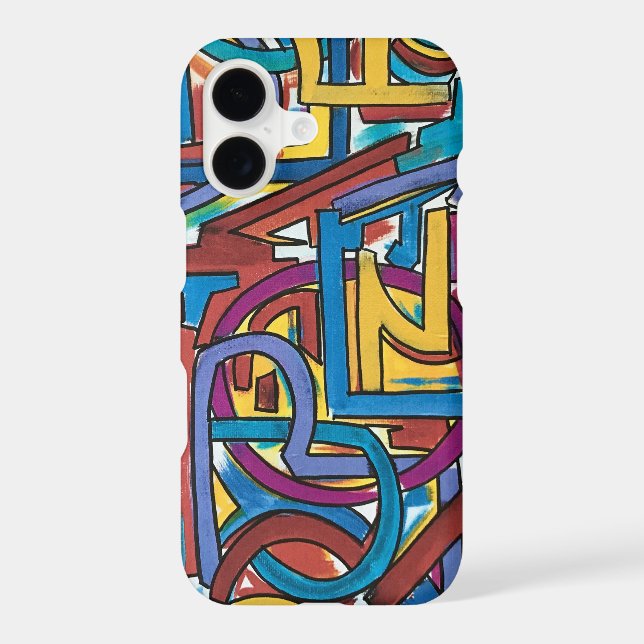 All Paths Go There-Hand Painted Abstract Art (Back)