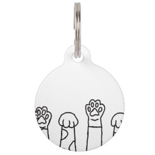 All Paws on Deck-Vert Famous Dog Quotes Foster Dog Pet Tag