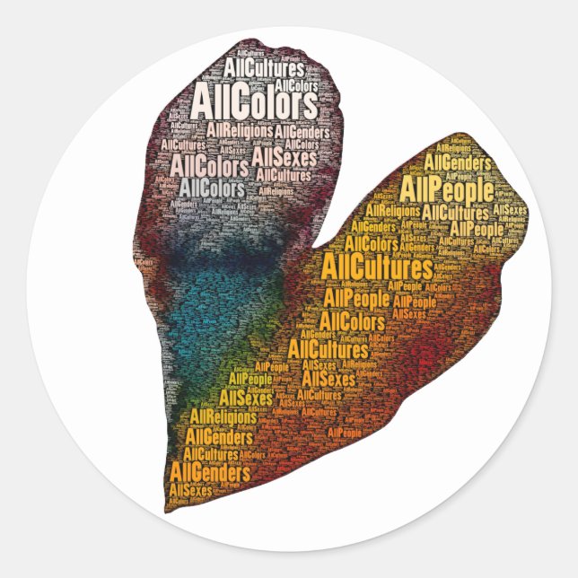 All People Circle Sticker (Front)