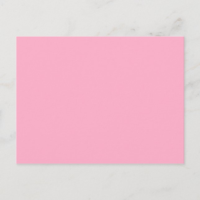 All Pink Nothing But Colour Pink Postcard (Front)