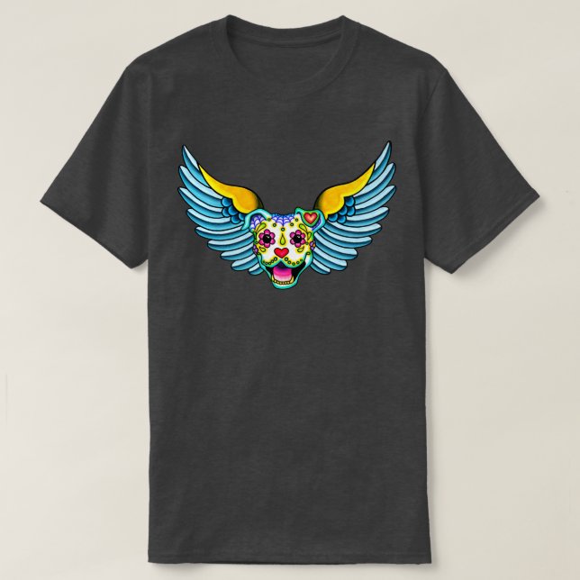 All Pit Bulls go to Heaven T-Shirt (Design Front)