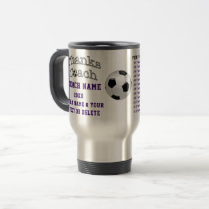 ALL Player's Names Good Soccer Coach Gifts Travel Mug
