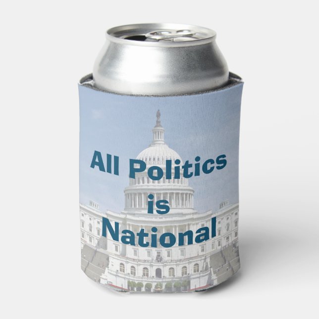 All Politics is National in 2024 Can Cooler (Can Front)