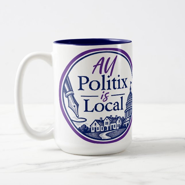All Politix is Local Logo Mug (Left)