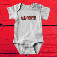 All Power to the People Baby Bodysuit