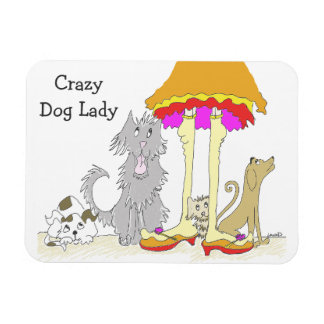 All Proceeds to Animal Charity Crazy Dog Lady Magnet