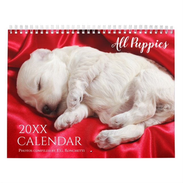 All Puppies 2026 Puppy Dog Wall Cute Calendar (Cover)