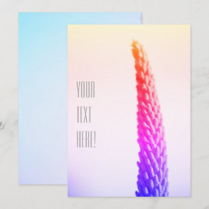 All Purpose Aloe Plant Flower Invitation Card