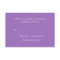 All Purpose Mauve Response Card