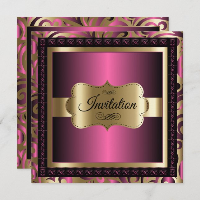 All Purpose Party Celebration | DIY Text Invitation (Front/Back)