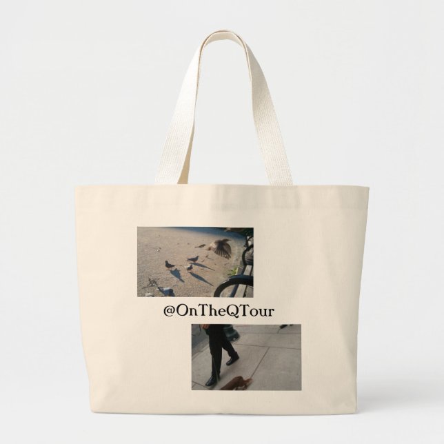 All-purpose Reusable OnTheQTour Tote (Front)