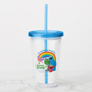 All Rainbows Lead to Sesame Street Acrylic Tumbler