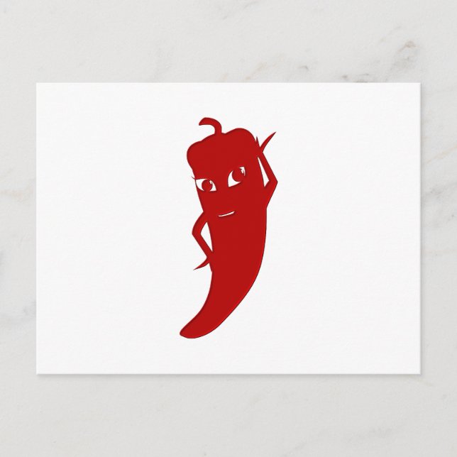 All Red Hot Pepper Diva Postcard (Front)