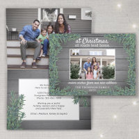 All Roads Lead Home New Address Xmas Photo Folded