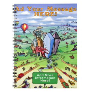 All Roads lead to Dallas Texas Spiral Notebook