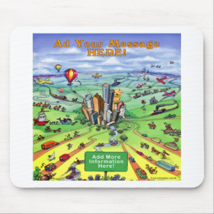 All Roads lead to Houston Texas Mouse Pad