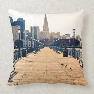 All roads lead to pyramid. cushion