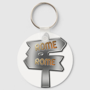 ALL ROADS LEAD TO ROME KEY RING