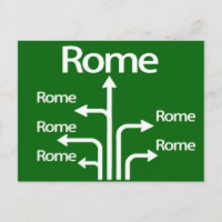 All roads lead to Rome