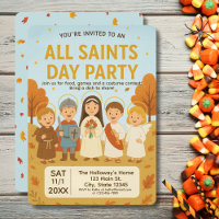 All Saints Day Costume Party Invitation