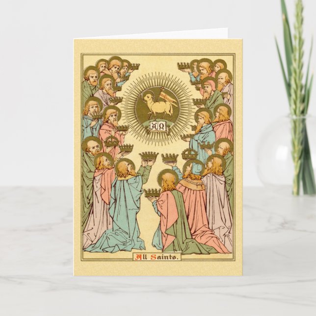 All Saints (RLS 19) Blank Greeting Card (Front)