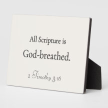 All Scripture is God-breathed Plaque