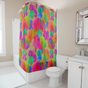 All Seasons Forest Fawn Brown Shower Curtain