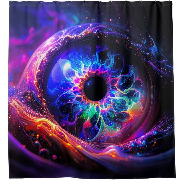 All Seeing Eye 014 Shower Curtain (Front)