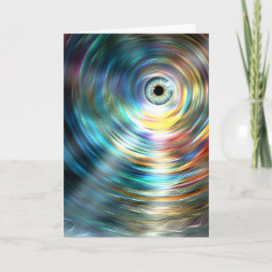 All seeing eye card
