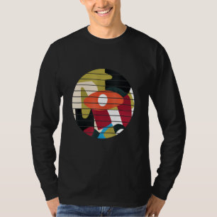 All Seeing Eye  Colourful Abstract Art T-Shirt