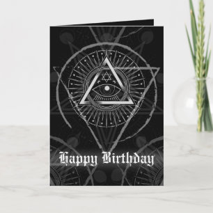 All Seeing Eye: Illuminati Gothic Esoteric Card