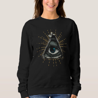 All Seeing Eye Mystic Witchcraft Clothing   Witch Sweatshirt