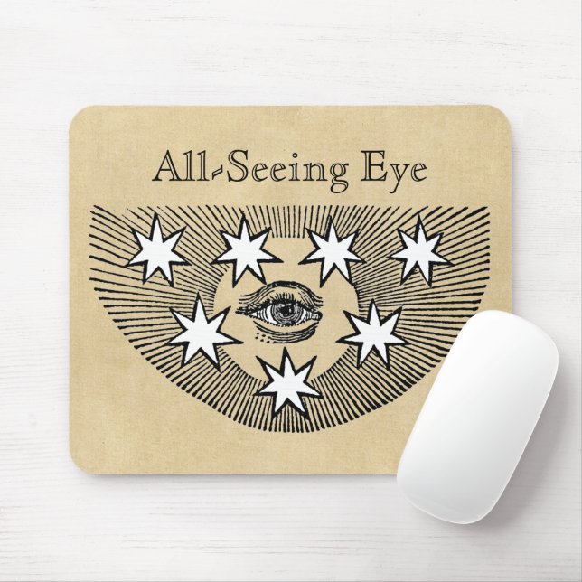 All-Seeing Eye of the Egyptians Mouse Pad (With Mouse)