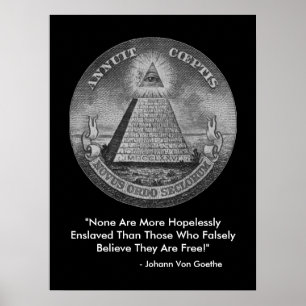 All Seeing Eye of the Illuminati Poster