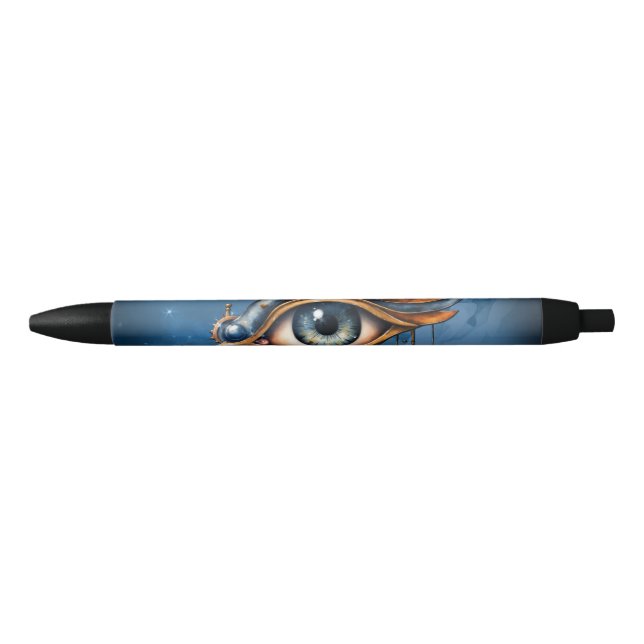 All-Seeing Eye of the Universe  Black Ink Pen (Front)