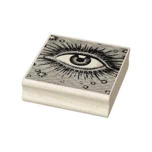 All seeing eye rubber stamp