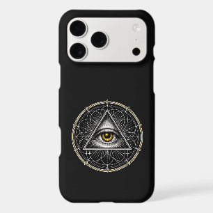 All Seeing Eye Sacred Geometry Black