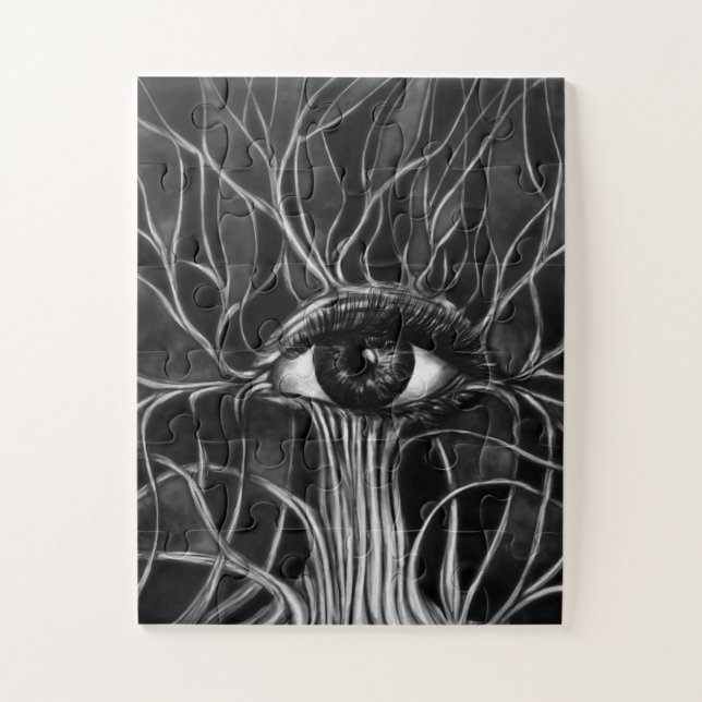 All Seeing Eye Tree Jigsaw Puzzle (Vertical)