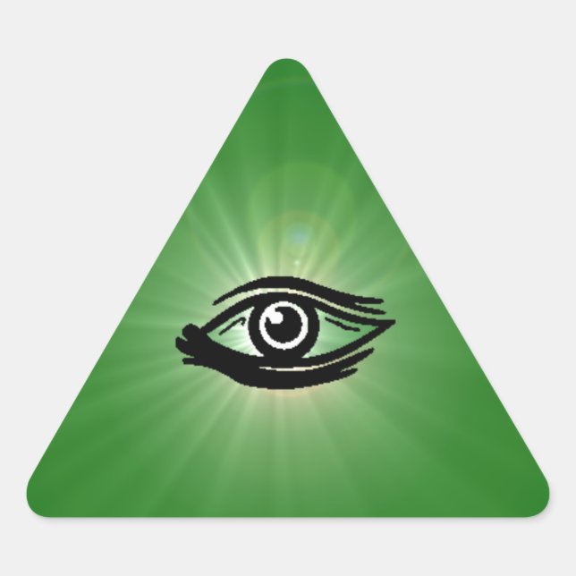 All Seeing Eye Triangle Sticker (Front)