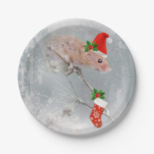 All Set for Santa Paper Plate