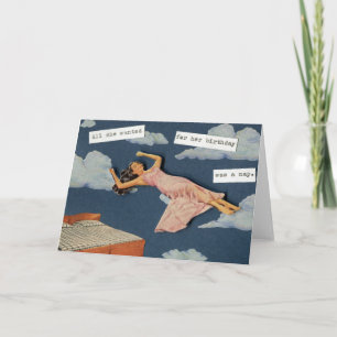 All she wanted for her birthday... card