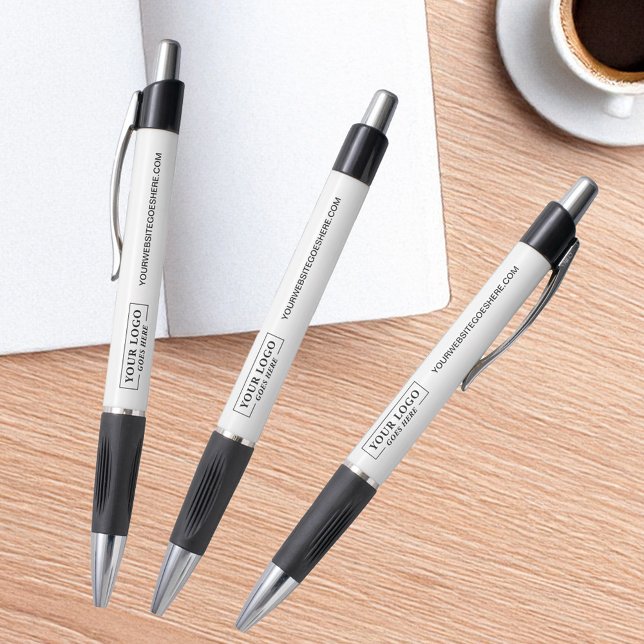 All Sides Business Logo website promotional gift (Customizable business pens with logo and website.)