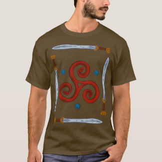 All Snakes Day Triskel by Haunting Beauty Art  T-Shirt