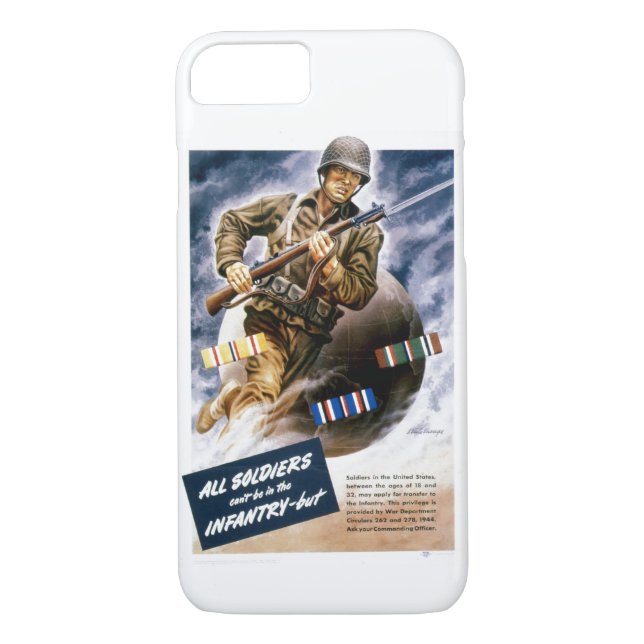 All Soldiers Can't be in the Infantry Case-Mate iPhone Case (Back)