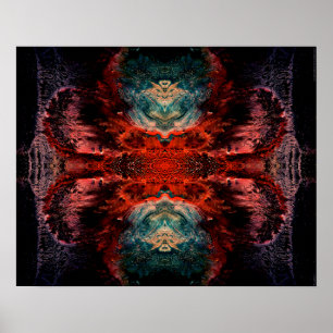 "All Souls 2" Psychedelic Abstract Visionary Art Poster