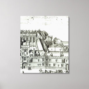 All Souls College, Oxford University, 1675 Canvas Print