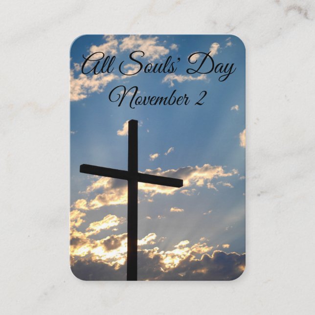 All Souls’ Day Prayer Card  (Front)