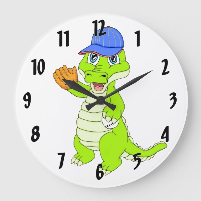 All Star Ali Gator Large Clock (Front)